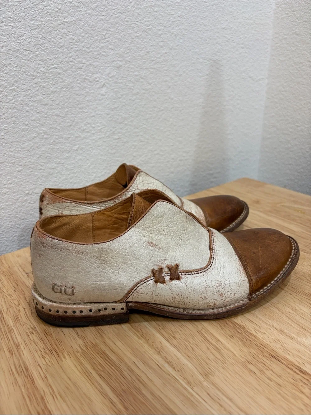 BED STU Rose Loafers Leather Handmade Distressed Classic Rustic Boho Cobbler